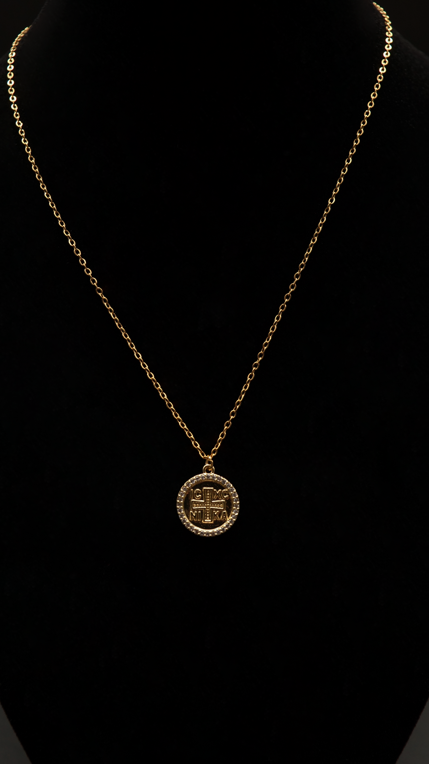 IC XC NI KA Kette / gold