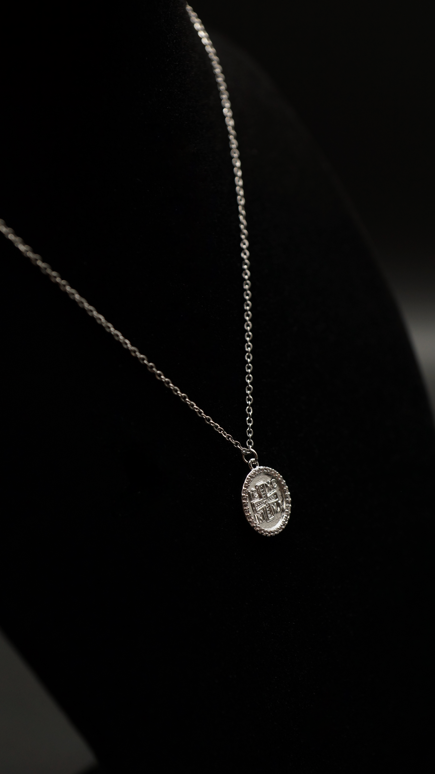 IC XC NI KA Kette / silber