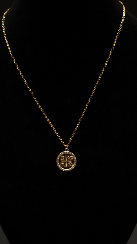 IC XC NI KA Kette / gold